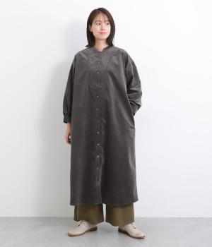 ストレッチコーデュロイワンピース