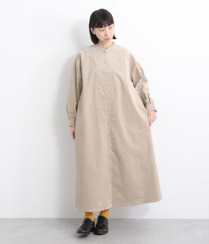 ストレッチコーデュロイワンピース(キナリ-F)