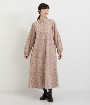 LIBERTY細コールワンピース(薄いピンク系-F)