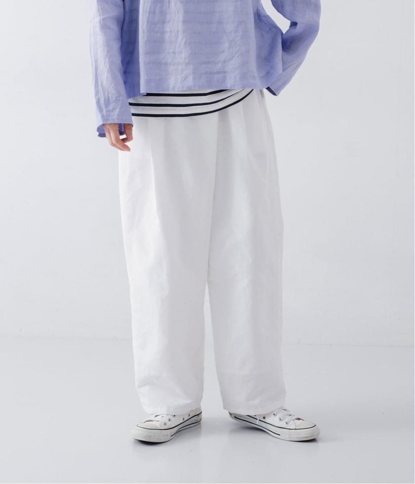 コットンリネンダンガリーパンツ