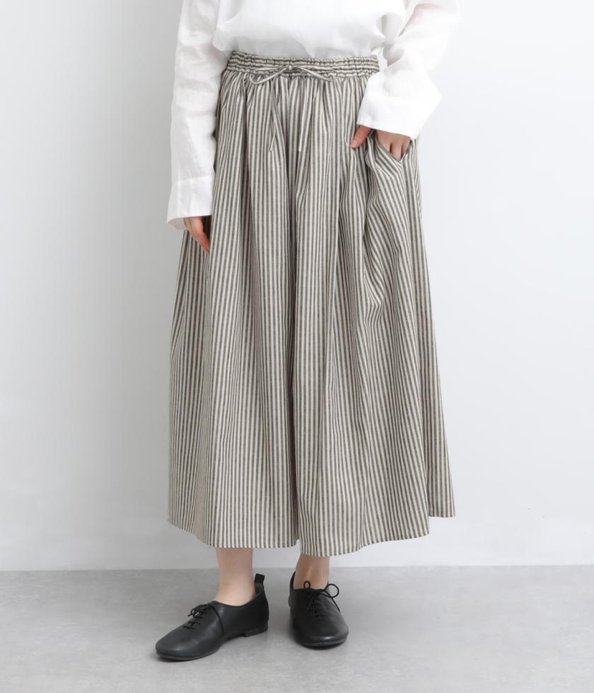 ヘンプリーストライプスカート