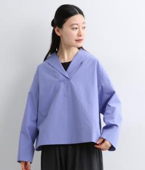 コットンブロード近江晒加工セーラーシャツ