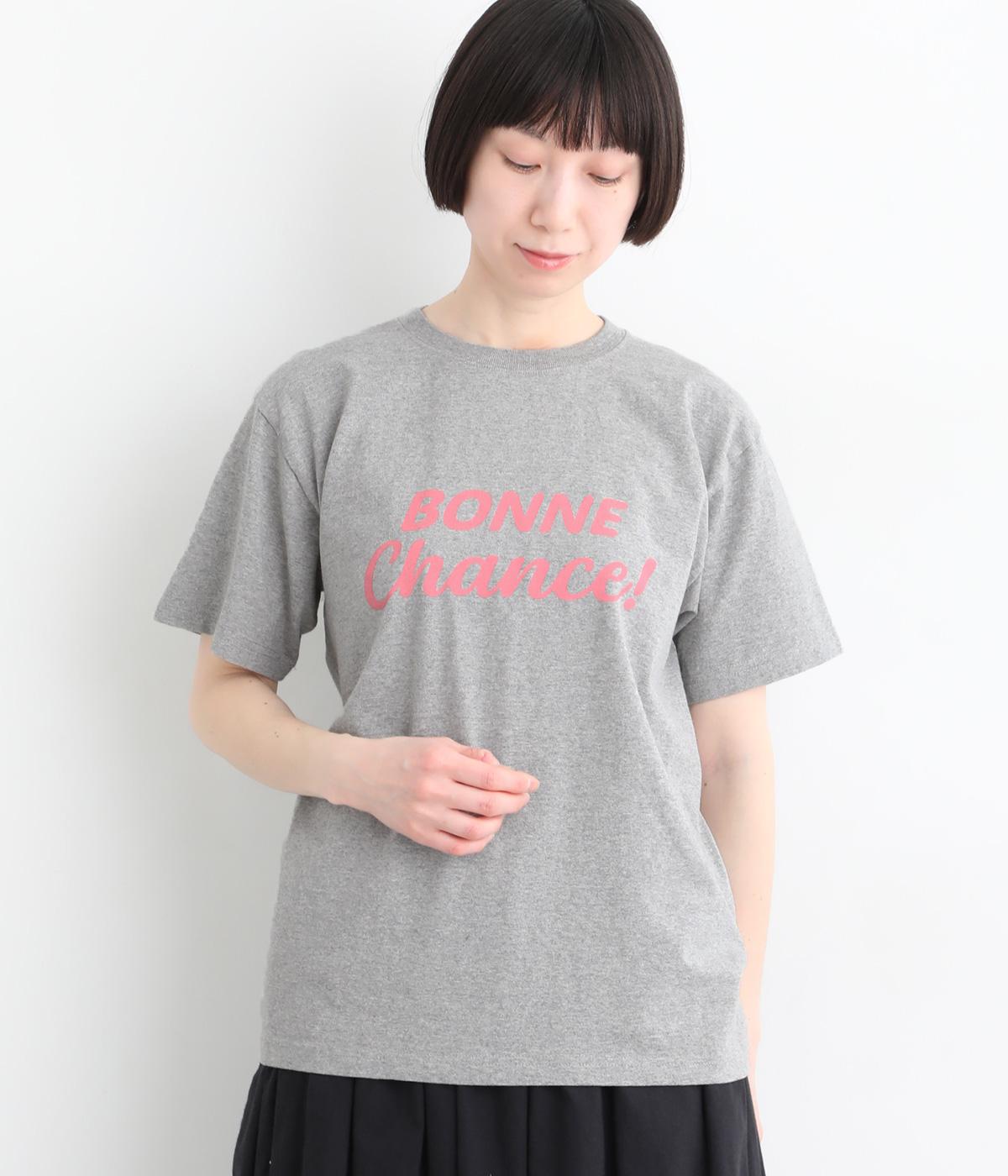 Bonne chance!Tシャツ(杢グレー-38)