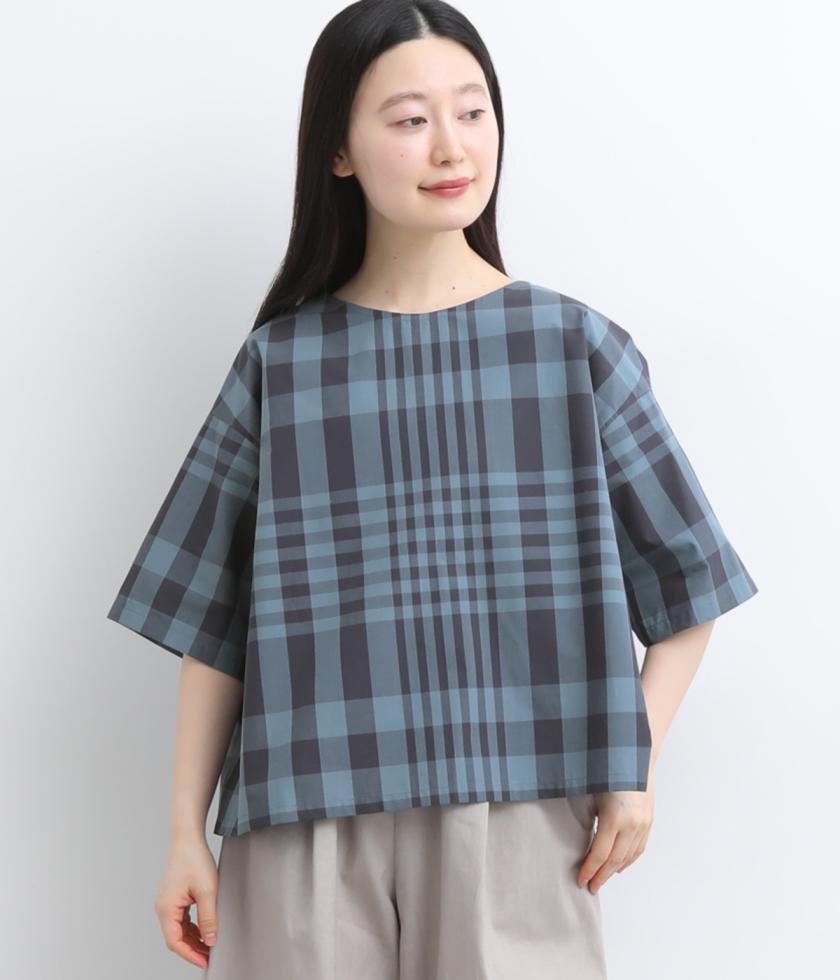 タイプライタービッグチェックプルオーバー