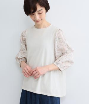 【LIBERTY】カットソー切替プルオーバー