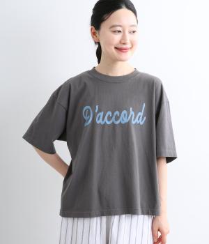 コットンD'accord　Tシャツ(チャコール-38)