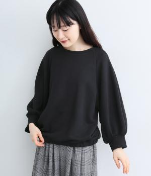 裏毛ルーズプルオーバー（ブラック・38）