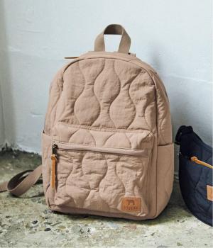 【リンネル掲載】kippisキルティングリュック(ベージュ-F)