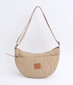 【リンネル掲載】kippisキルティングショルダーバッグ(ベージュ-F)