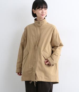 【リンネル掲載】ライナー付きコート(ベージュ-F)