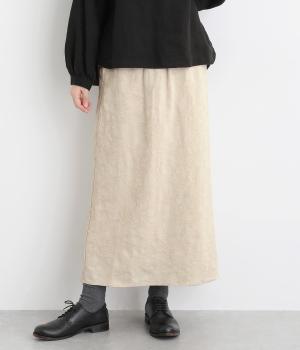 花柄ジャカードスカート(アイボリー-F)