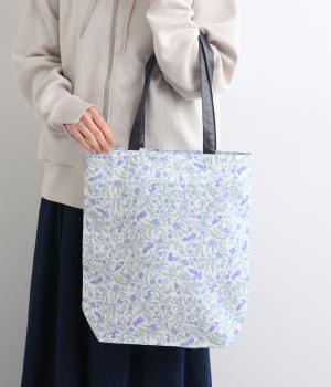 【リンネル掲載】Forest FriendsA4トート(ブルー-F)