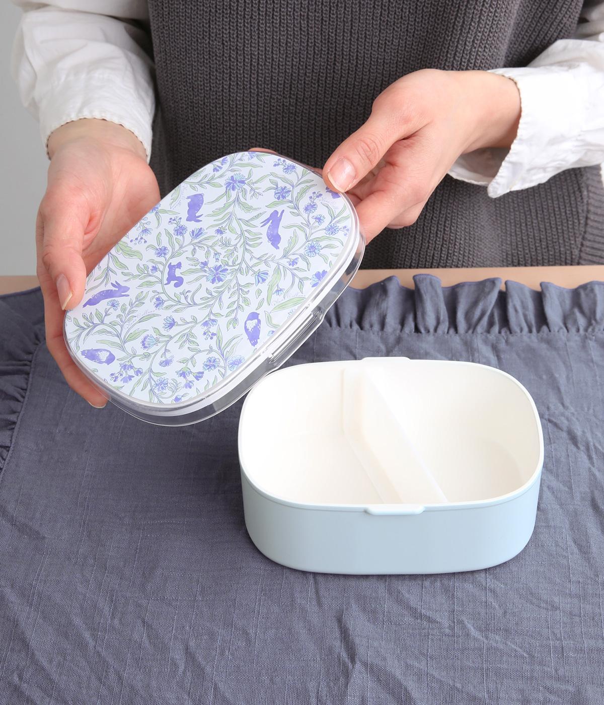 Forest Friends ランチボックス(ブルー-F)