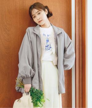 【リンネル掲載】ミドル丈バルーンコート