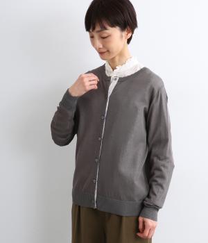 【リンネル掲載】Forest Friends カーディガン(グレー-F)