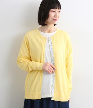 【リンネル掲載】Forest Friends カーディガン(イエロー-F)