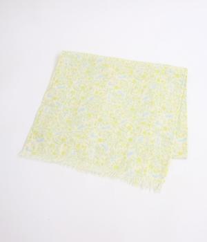 【リンネル掲載】Forest Friendsストール(イエロー-F)