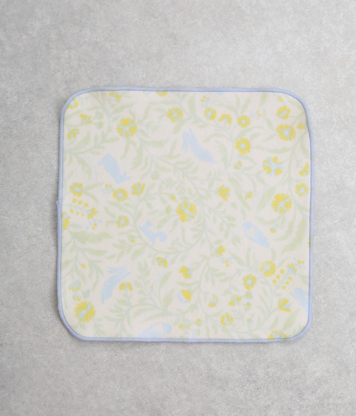 【リンネル掲載】Forest Friends フワフワハンカチ(イエロー-F)