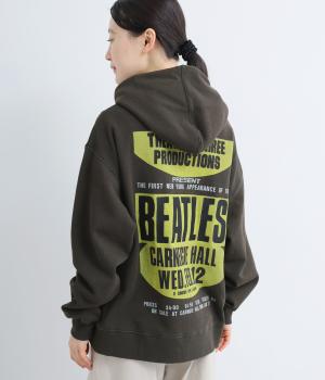 【BEATLES 】1964年LIVEフライヤーZIPパーカー(スミクロ-L)