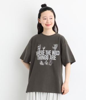 WHERE THE WILD THINGS ARE LOGO TEE(スミクロ-M)
