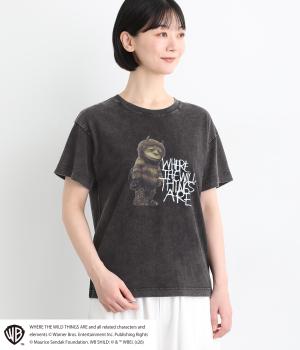 WHERE THE WILD THINGS ARE MOVIE プリントTシャツ(ブラック-M)