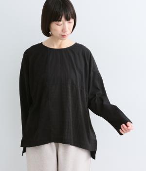 前身JQ布帛切替プルオーバー（ブラック・F）