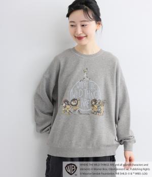WHERE THE WILD THINGS ARE スウェットプルオーバー（トップグレー・M）