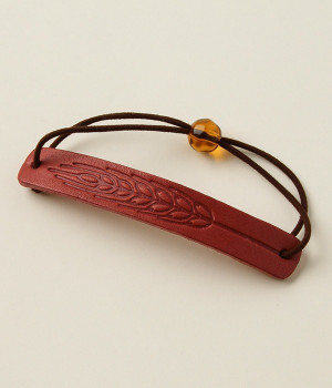 むぎ　ヘアゴム(レッド-ONESIZE)