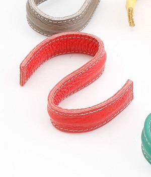 レザー　フリーフック(トマトレッド-ONESIZE)