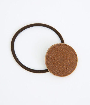 コトリレース　ヘアゴム(モカグレー-ONESIZE)