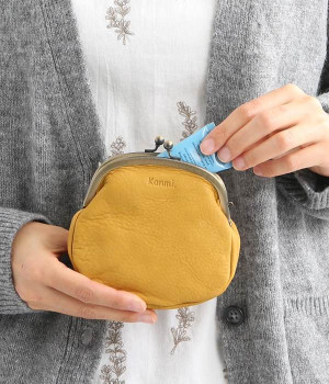 フカフカがま口ポーチM(キャラメル-ONESIZE)