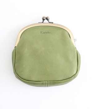 フカフカがま口ポーチM(リーフグリーン-ONESIZE)