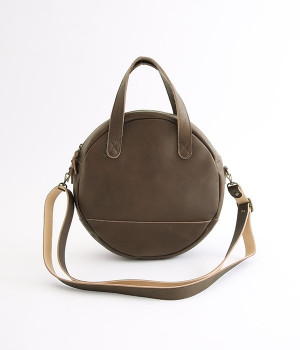 マカロン２WAYバッグM(ダークブラウン-ONESIZE)