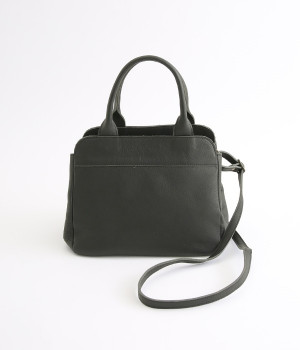 ボーラーがま口ショルダーバッグ(クロ-ONESIZE)