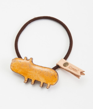 クリアウッド　マニアルヘアゴム(カピバラ-ONESIZE)