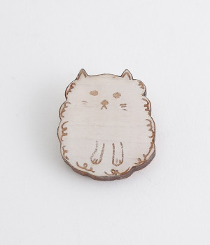 クリアウッド　アニマルブローチ(フワ-ONESIZE)