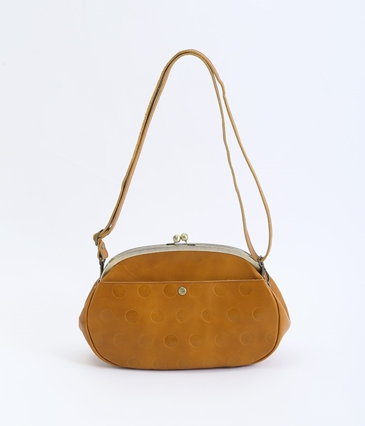 キャンディ がま口ショルダーバッグ(キャラメル-ONESIZE)