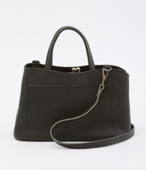 ミルフィーユ　がま口　2wayショルダーバッグ(クロ-ONESIZE)