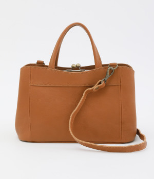 ミルフィーユ　がま口　2wayショルダーバッグ(キャメル-ONESIZE)