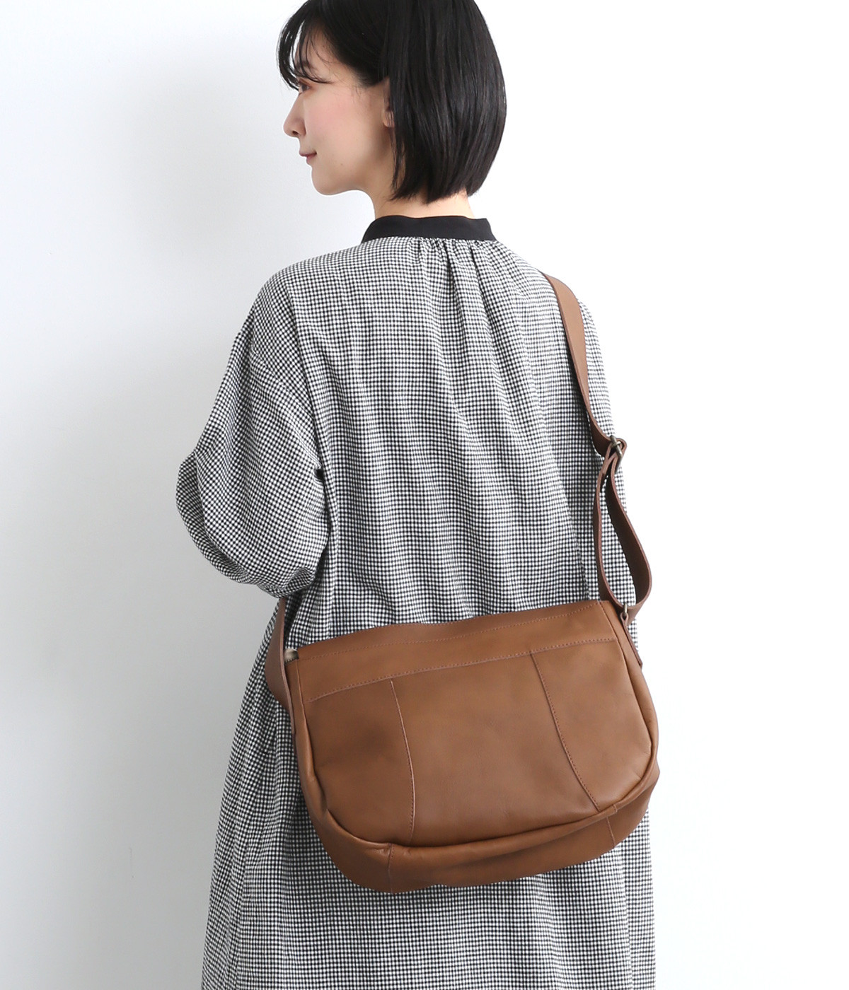 All story pote　ショルダーバッグ(ダークブラウン-ONESIZE)