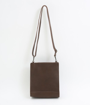 ペーパー　ショルダーバッグ(ダークブラウン-ONESIZE)