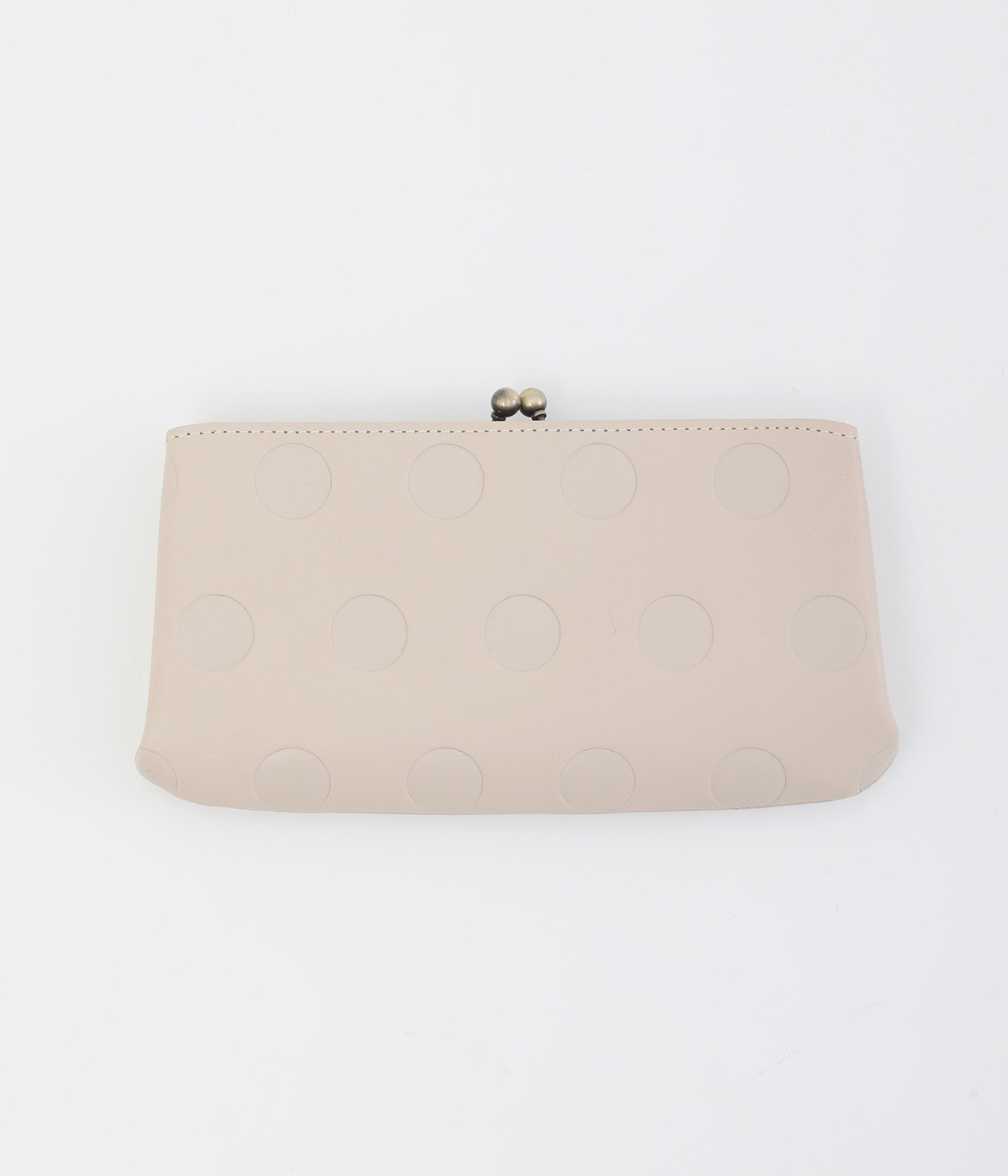 キャンディ　あおりロング　がま口ウォレット(バニラ-ONESIZE)