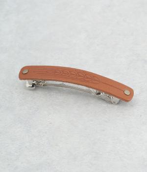 むぎ　バレッタ(キャメル-F)