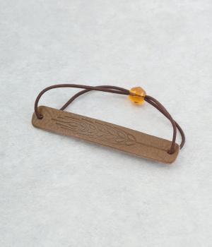 むぎ　ヘアゴム(モカグレー-F)