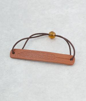 むぎ　ヘアゴム(キャメル-F)