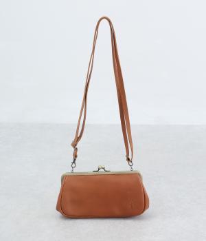 ドロップツリーがま口ウォレットポシェット(キャラメル-F)