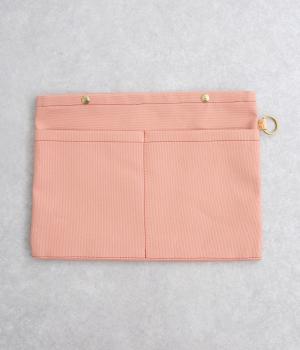 帆布ポケットポーチ　L(ももいろ-L)