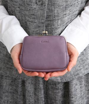 フカフカ ノッポ親子がま口（ぶどう・F）