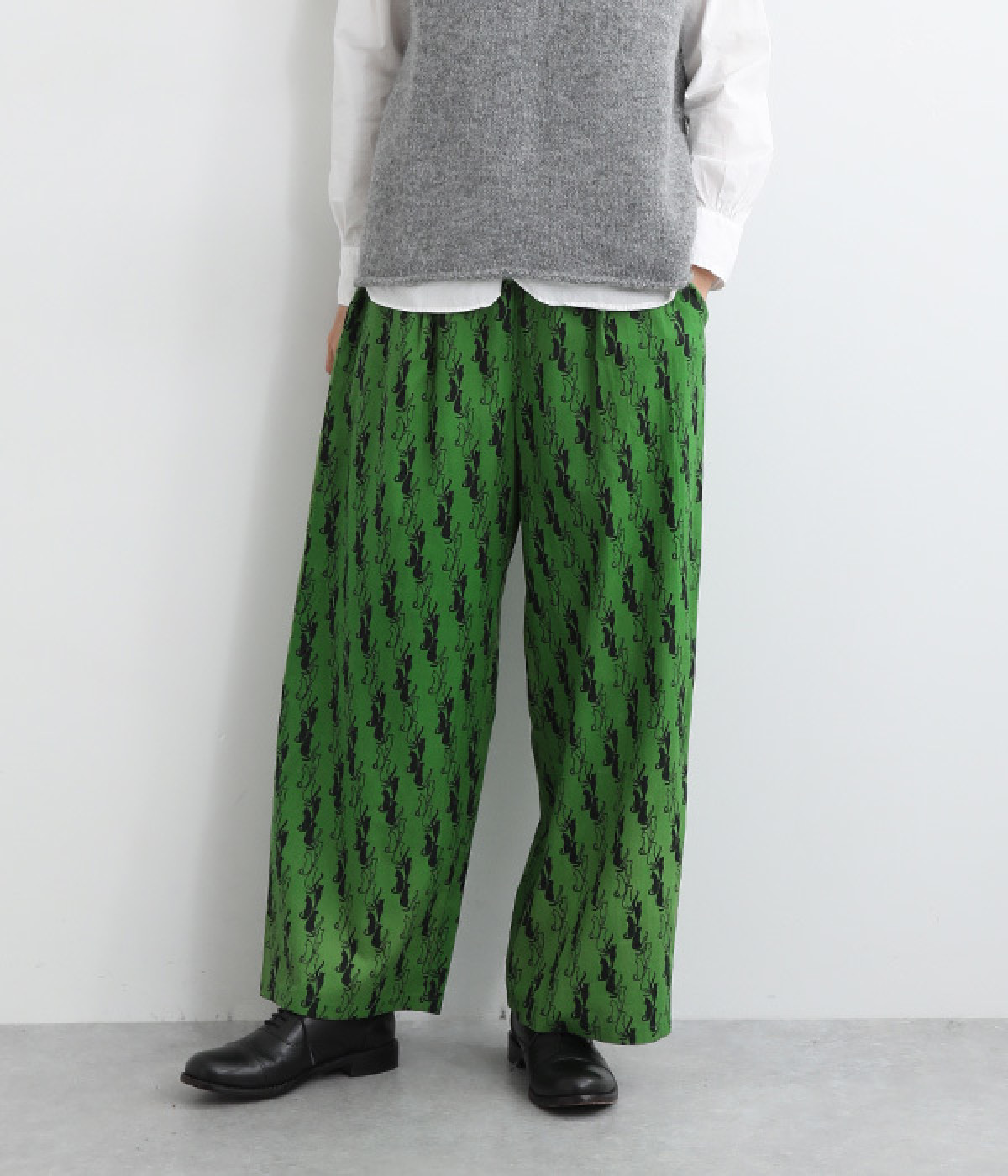 キャッツ パンツ(グリーン-ONESIZE)