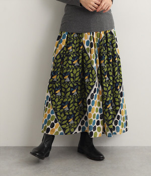 ディアー&ドット スカート(アイボリー-ONESIZE)